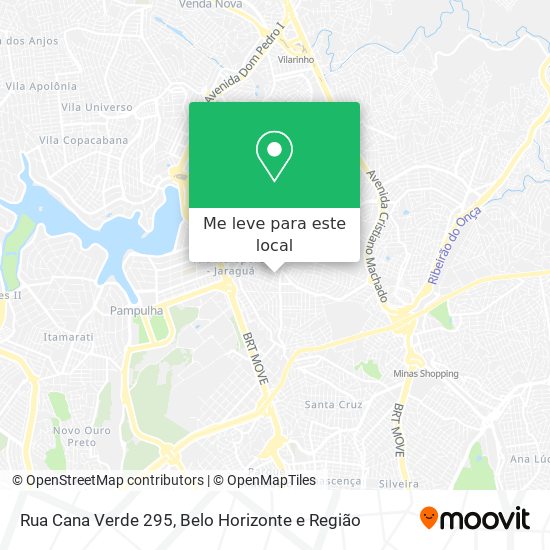 Rua Cana Verde 295 mapa