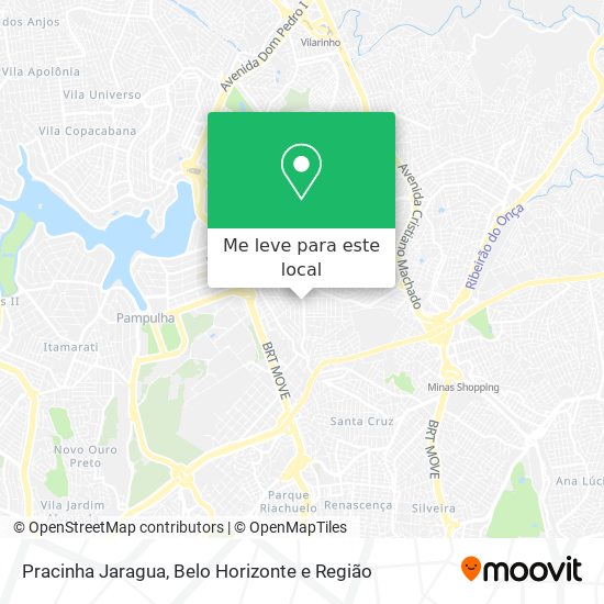 Pracinha Jaragua mapa