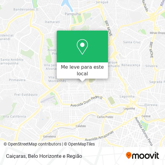 Caiçaras mapa