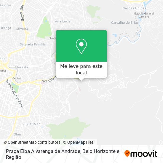 Praça Elba Alvarenga de Andrade mapa