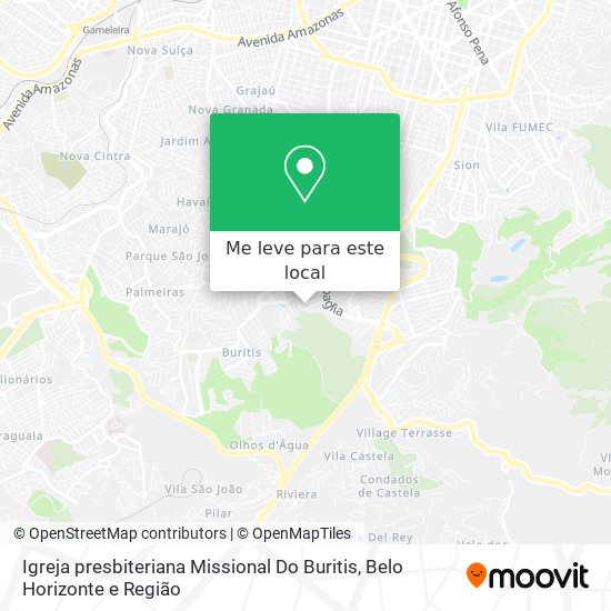 Igreja presbiteriana Missional Do Buritis mapa