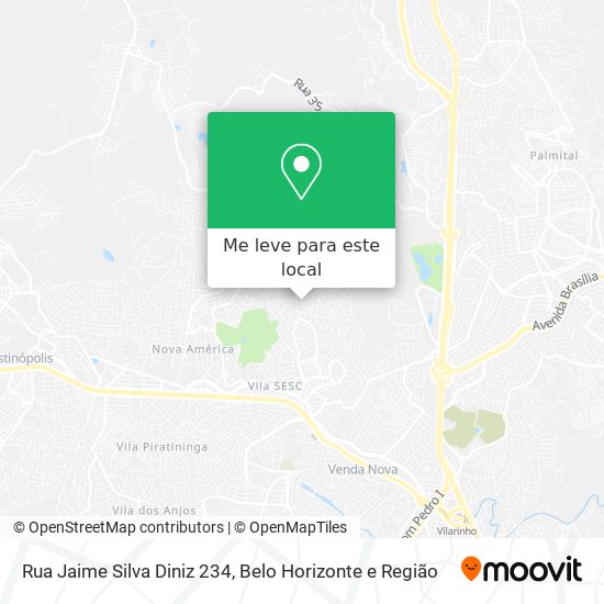Rua Jaime Silva Diniz 234 mapa