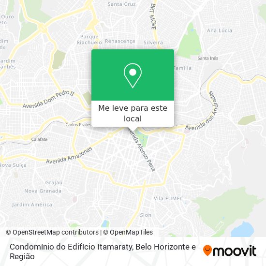 Condomínio do Edifício Itamaraty mapa