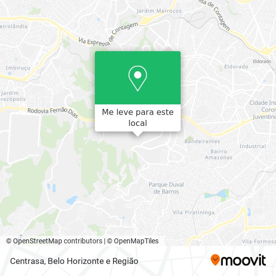 Centrasa mapa