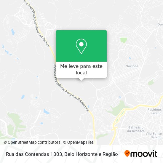 Rua das Contendas 1003 mapa
