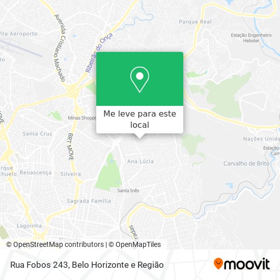 Rua Fobos 243 mapa