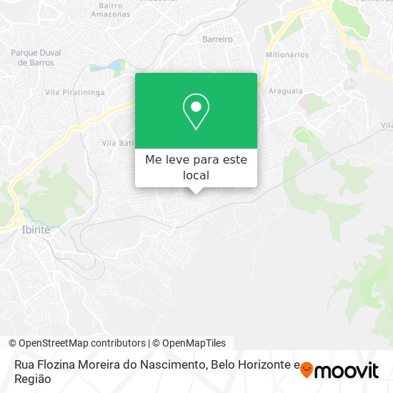 Rua Flozina Moreira do Nascimento mapa