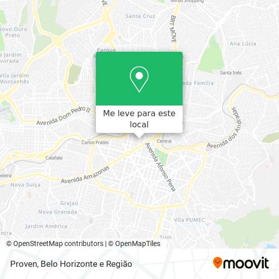 Proven mapa