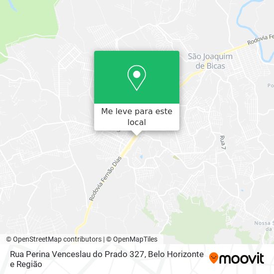 Rua Perina Venceslau do Prado 327 mapa