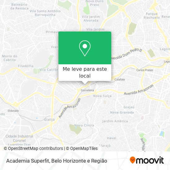 Academia Superfit mapa