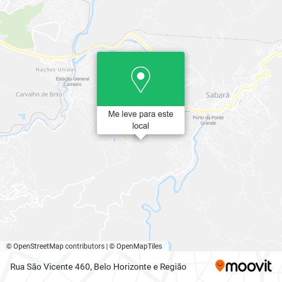 Rua São Vicente 460 mapa