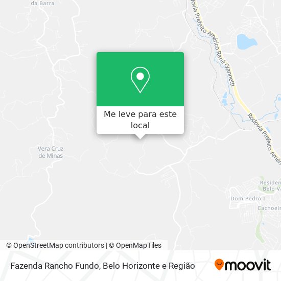 Fazenda Rancho Fundo mapa