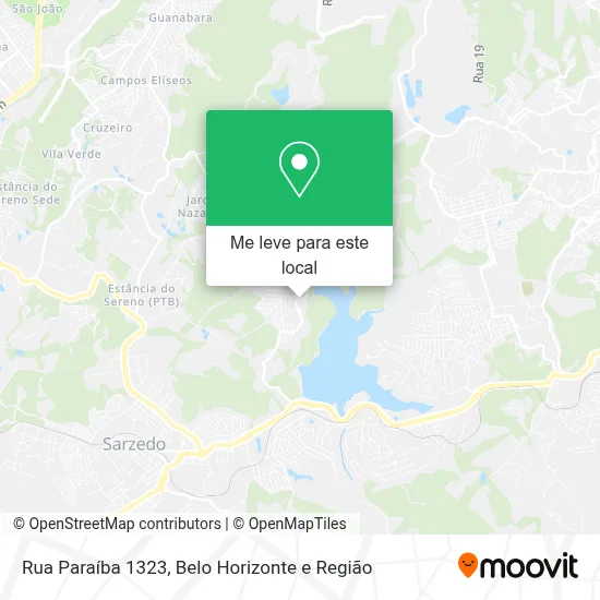 Como chegar até Rua Paraíba 1323 em Ibirité de ônibus?