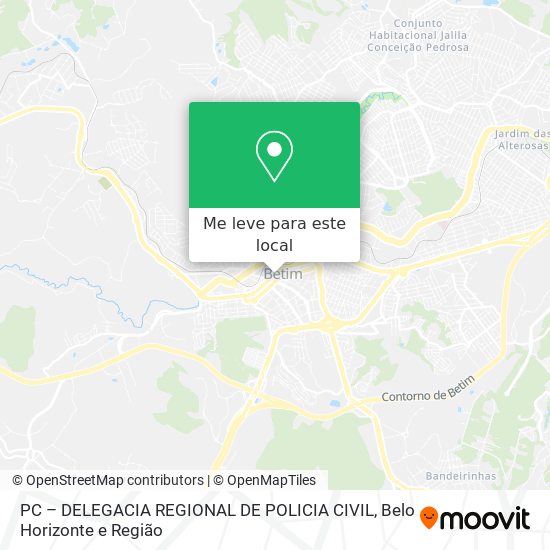PC – DELEGACIA REGIONAL DE POLICIA CIVIL mapa