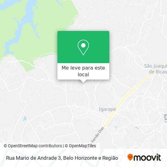 Rua Mario de Andrade 3 mapa