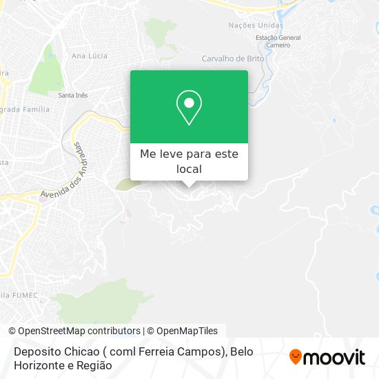 Deposito Chicao ( coml Ferreia Campos) mapa