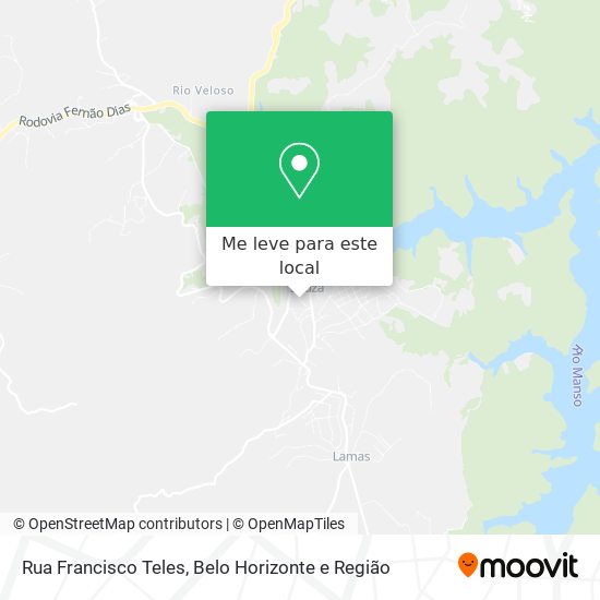 Rua Francisco Teles mapa