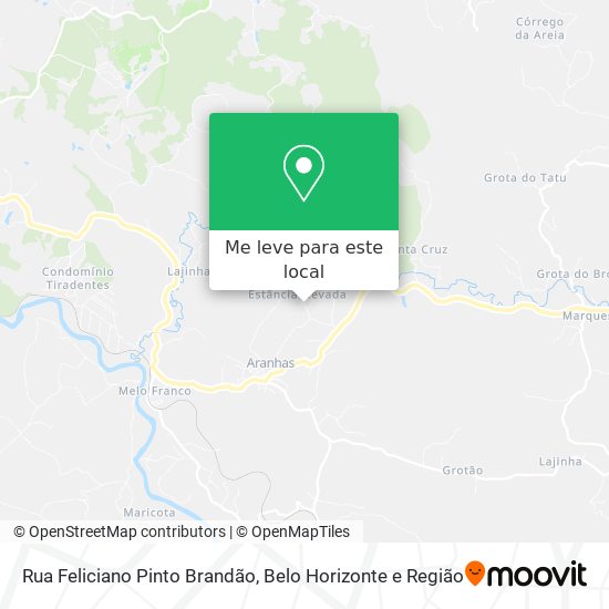 Rua Feliciano Pinto Brandão mapa
