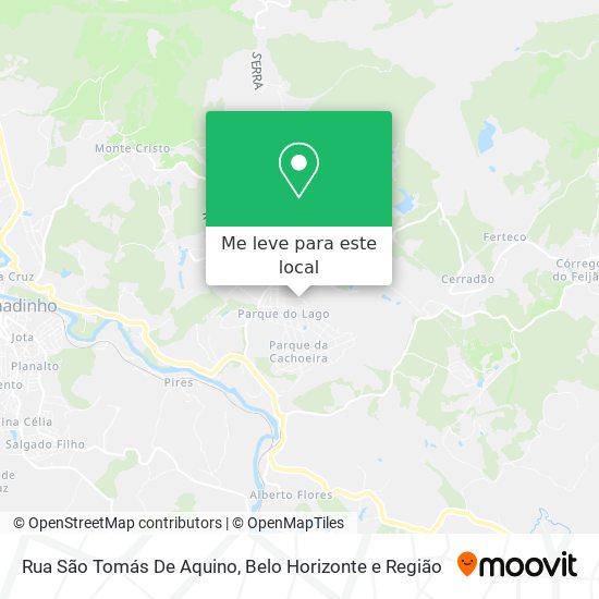 Rua São Tomás De Aquino mapa
