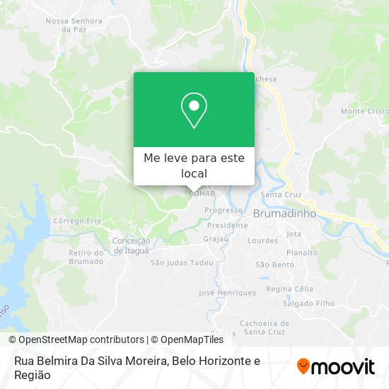 Rua Belmira Da Silva Moreira mapa