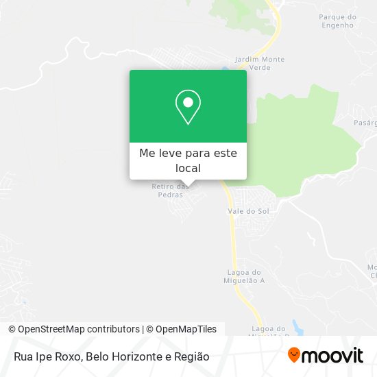 Rua Ipe Roxo mapa