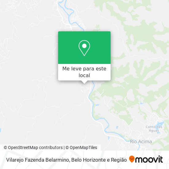 Vilarejo Fazenda Belarmino mapa