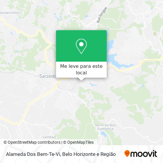 Alameda Dos Bem-Te-Vi mapa