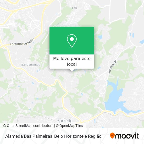 Alameda Das Palmeiras mapa