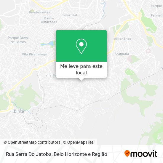 Rua Serra Do Jatoba mapa