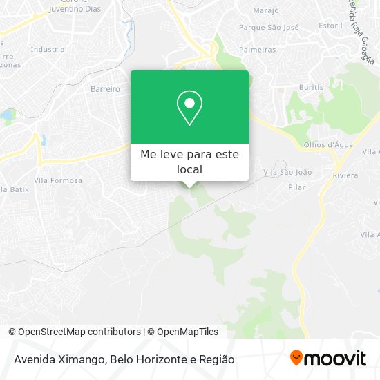 Avenida Ximango mapa