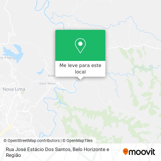 Rua José Estácio Dos Santos mapa
