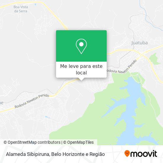 Alameda Sibipiruna mapa