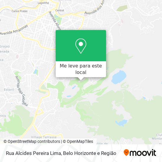 Rua Alcides Pereira Lima mapa