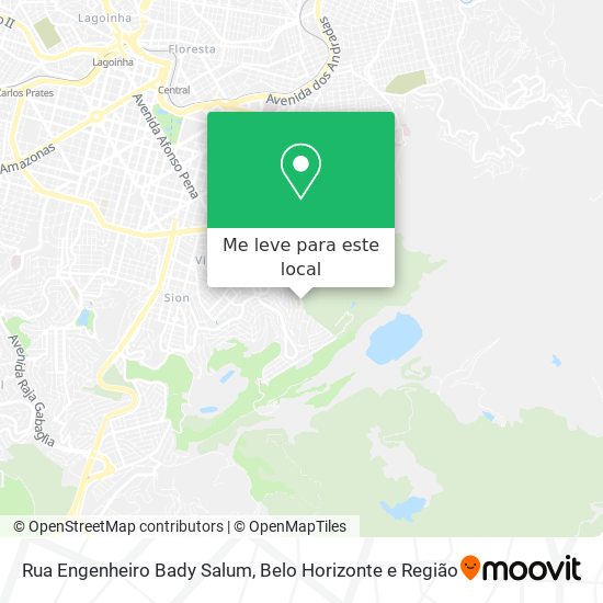 Rua Engenheiro Bady Salum mapa