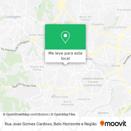 Rua Joao Gomes Cardoso mapa