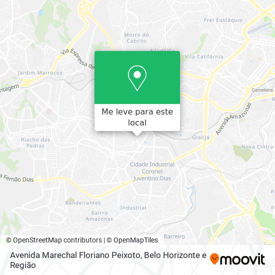 Avenida Marechal Floriano Peixoto mapa