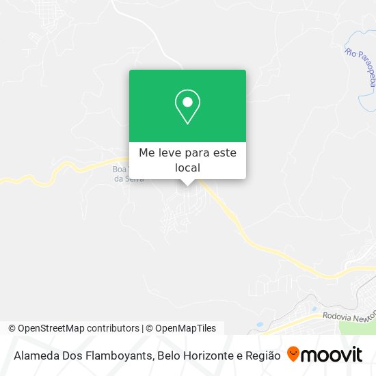 Alameda Dos Flamboyants mapa