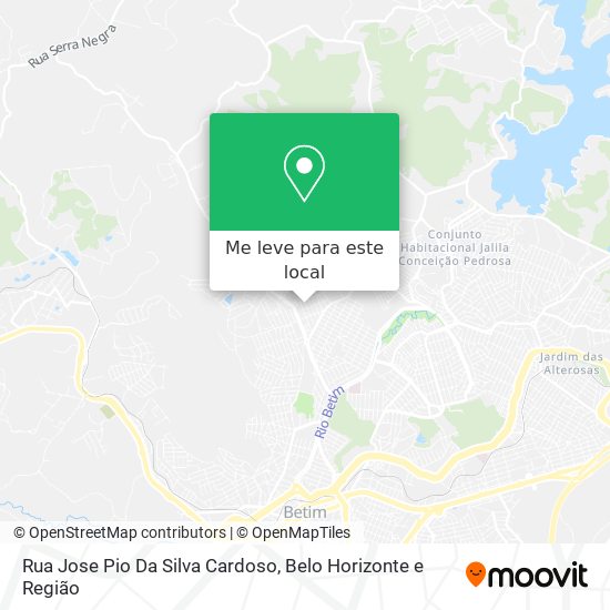 Rua Jose Pio Da Silva Cardoso mapa