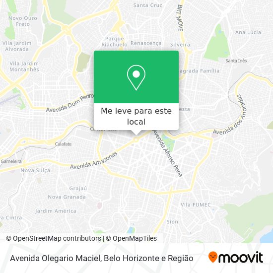 Avenida Olegario Maciel mapa
