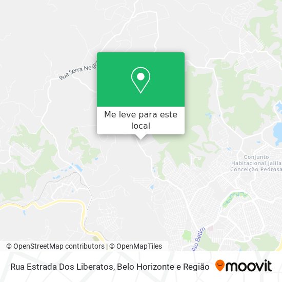 Rua Estrada Dos Liberatos mapa