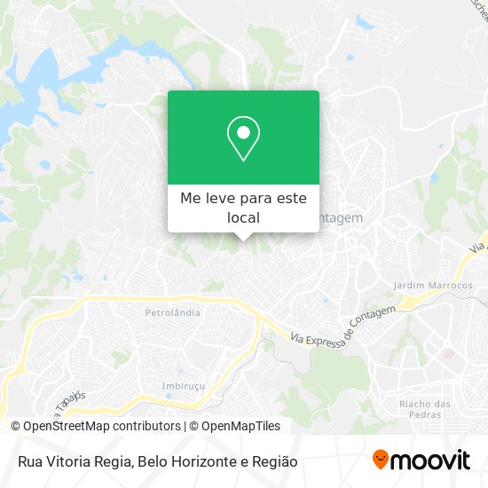 Rua Vitoria Regia mapa