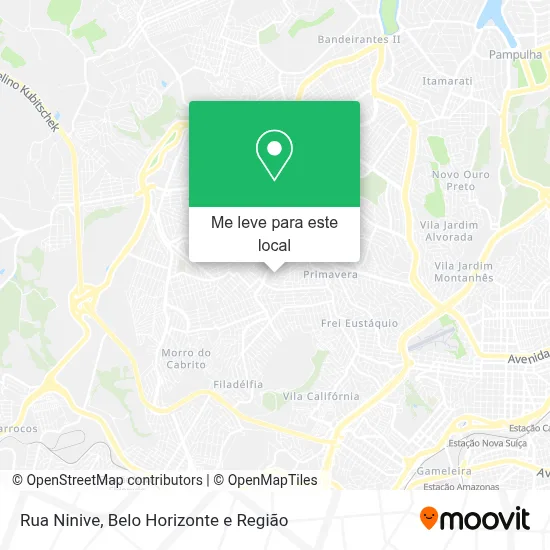 Rua Ninive mapa