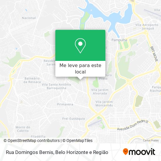 Rua Domingos Bernis mapa