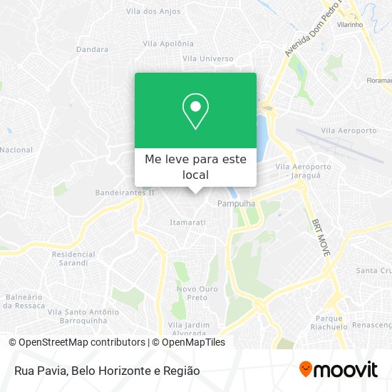 Rua Pavia mapa