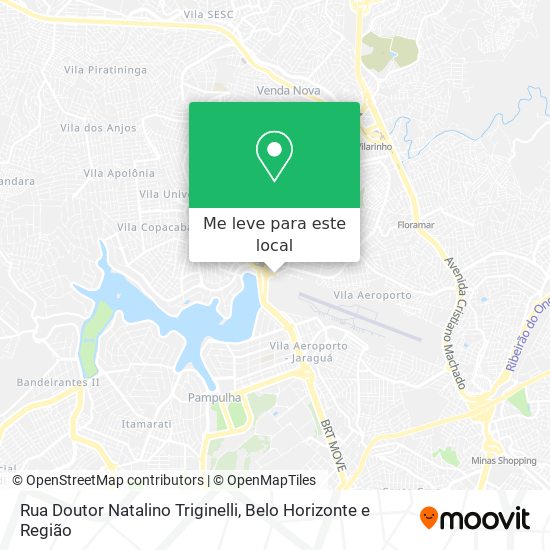 Rua Doutor Natalino Triginelli mapa