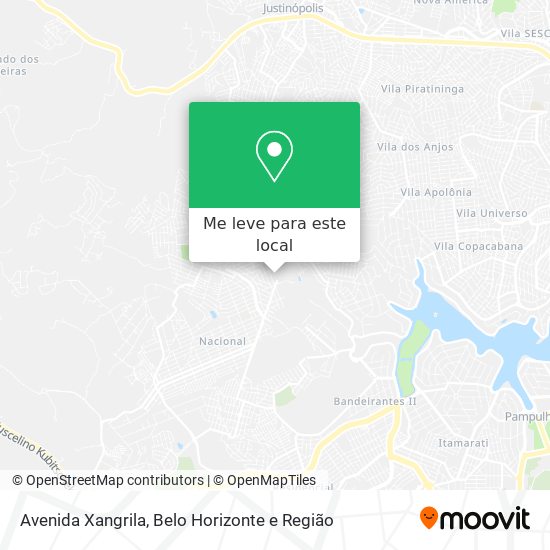 Avenida Xangrila mapa
