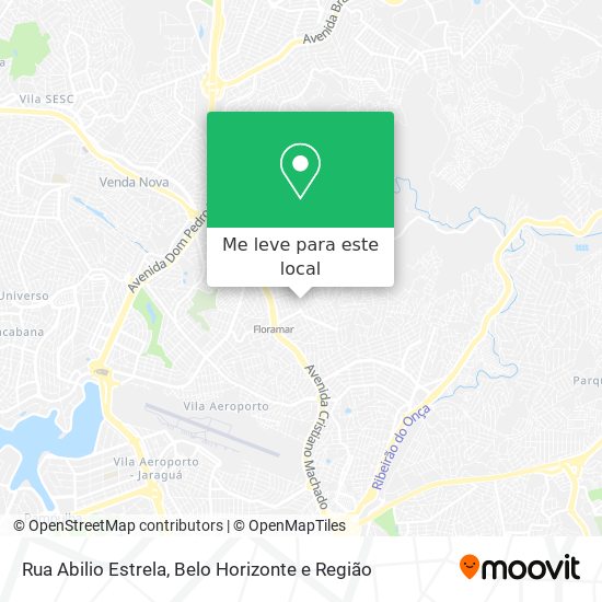 Rua Abilio Estrela mapa