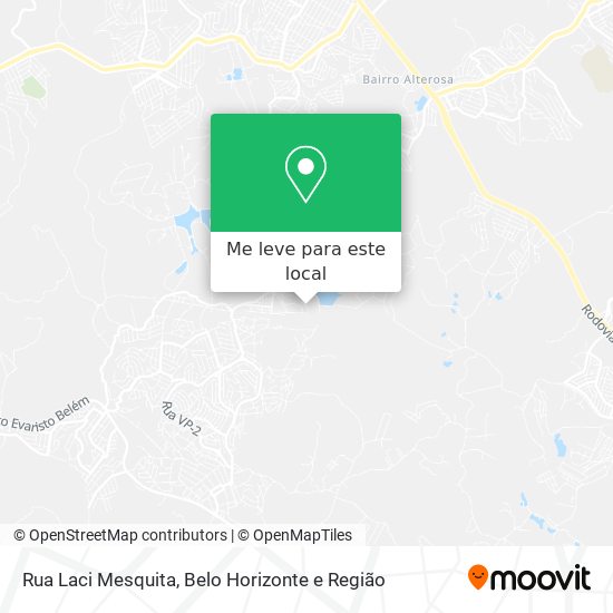 Rua Laci Mesquita mapa