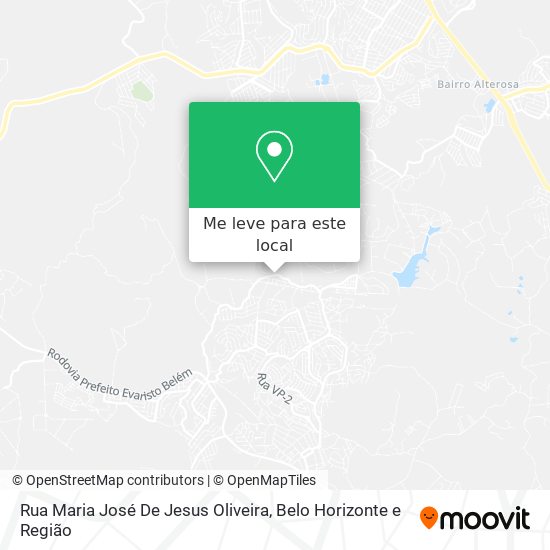 Rua Maria José De Jesus Oliveira mapa