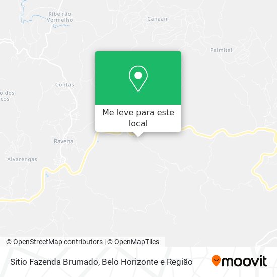 Sitio Fazenda Brumado mapa